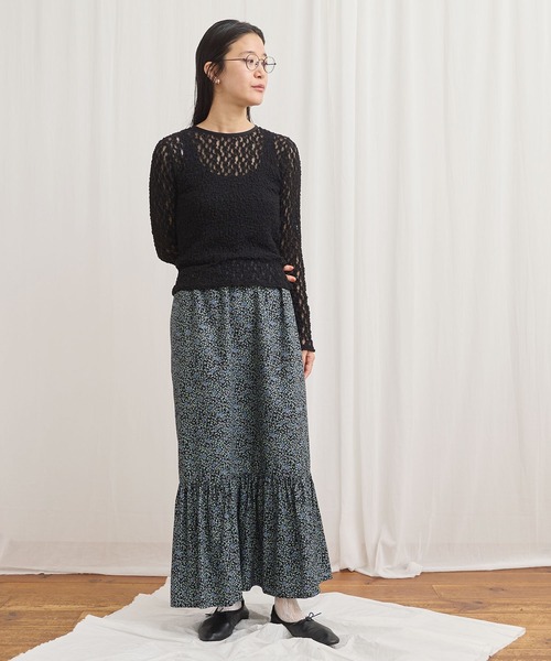 fig Ｌondon（フィグロンドン）の「mii pullover（Tシャツ/カットソー・レディース・ブラック/アイボリー・FREE）」の3枚目の写真