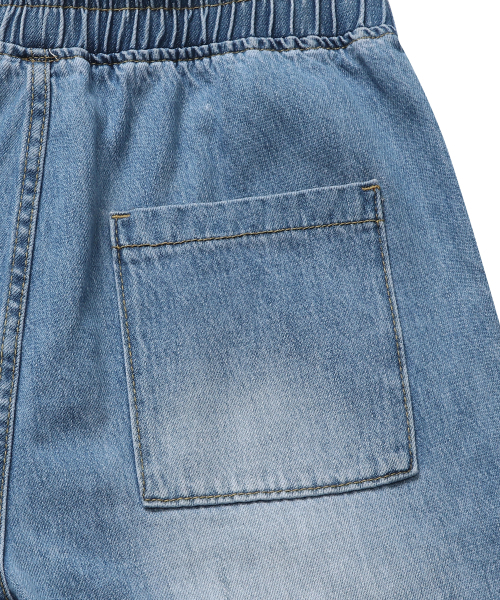 CONNECT KINLOCH（コネクトキンロック）の「ウォッシュドルーズフィットバンディングデニムパンツ（ライトブルー）（デニムパンツ・メンズ・その他・MEDIUM/LARGE/X-LARGE）」の7枚目の写真