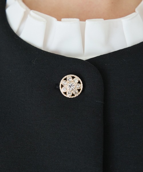 INCEDE(インシード)の「スポンジリバー パールボタンベスト(ベスト・レディース・ブラック・L/M/LL)」の16枚目の写真