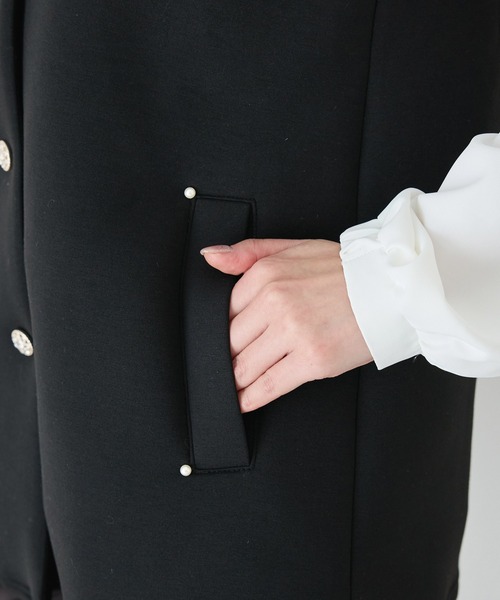 INCEDE(インシード)の「スポンジリバー パールボタンベスト(ベスト・レディース・ブラック・L/M/LL)」の17枚目の写真