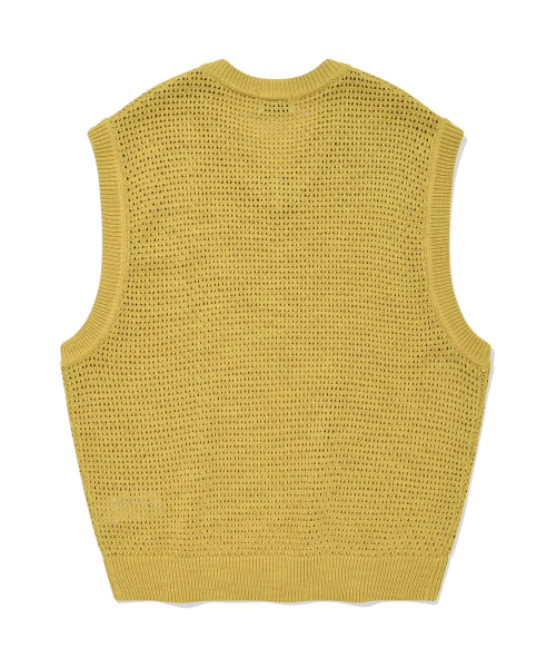 COVERNAT(カバーナット)の「クロシェニットベストライトイエロー(ベスト・レディース・その他・SMALL/MEDIUM/LARGE/X-LARGE)」の2枚目の写真