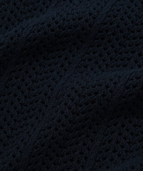 COVERNAT（カバーナット）の「ケーブルラウンドハーフニットネイビー（ニット/セーター・レディース・その他・XX-LARGE/LARGE/MEDIUM/SMALL/X-LARGE/X-SMALL）」の7枚目の写真