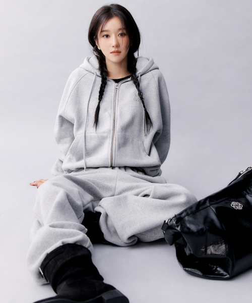 NICK&NICOLE（ニックアンドニコール）の「BUTTERFLY WARM COTTON SWEAT SET UP_GRAY（パーカー・レディース・その他・FREE）」の3枚目の写真