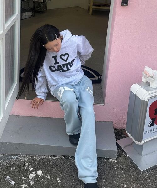 ITZAVIBE(イッザバイブ)の「I LOVE CATS HOODIE(パーカー・レディース・その他・MEDIUM/LARGE)」の10枚目の写真