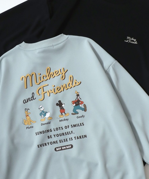 Disney(ディズニー)の「2026SS Disney/ディズニー ミッキーフレンズ オーバーサイズ 裏毛 バックプリントスウェットトレーナー(スウェット・レディース・グリーン/サックスブルー/アイボリー/ブラック・M/L)」の4枚目の写真