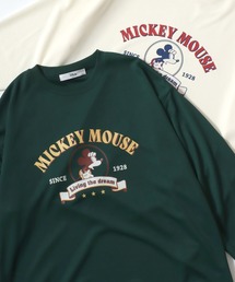 2026SS Disney/ディズニー ミッキーフレンズ オーバーサイズ 裏毛 バックプリントスウェットトレーナー
