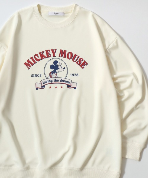 Disney(ディズニー)の「2026SS Disney/ディズニー ミッキーフレンズ オーバーサイズ 裏毛 バックプリントスウェットトレーナー(スウェット・レディース・グリーン/サックスブルー/アイボリー/ブラック・M/L)」の20枚目の写真