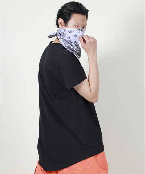 DEMARC(ドゥマーク)の「30番手 Uネック アンバランス 半袖Tシャツ ブラック(Tシャツ/カットソー・メンズ・その他・LARGE/MEDIUM)」の9枚目の写真