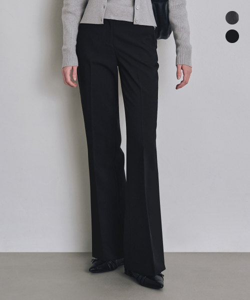COSTUME O’CLOCK(コスチュームオクロック)の「セミブーツカットスラックス ブラック COWPT001BLACK(スラックス・レディース・その他・LARGE/SMALL/MEDIUM)」の1枚目の写真