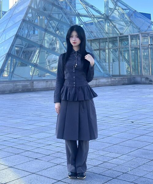 COSTUME O’CLOCK(コスチュームオクロック)の「セミブーツカットスラックス ブラック COWPT001BLACK(スラックス・レディース・その他・LARGE/SMALL/MEDIUM)」の6枚目の写真