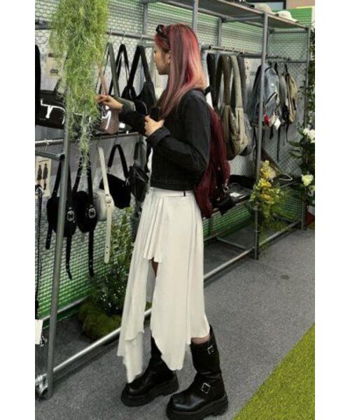 MUWM(ムウム)の「ネストリボンナイロンバックパック Nest Backpack (プラムレッド)(バックパック/リュック・レディース・その他・FREE)」の11枚目の写真