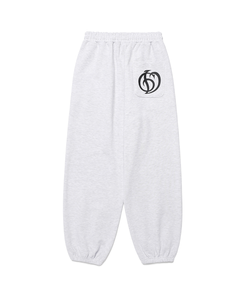 Cavish（カビシ）の「HARMONY SWEATPANTS LIGHT GREY(CV2ESUPA04B)（スウェットパンツ・レディース・ライトグレー・SMALL/MEDIUM/LARGE）」の2枚目の写真