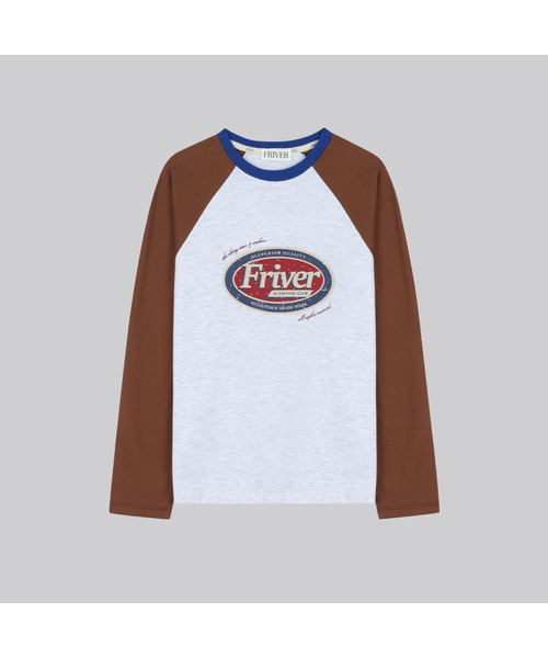 FRIVER07(フリバー07)の「Friver raglan coloring t-shirt_2color(Tシャツ/カットソー・レディース・ライトグレー/アイボリー・FREE)」の2枚目の写真
