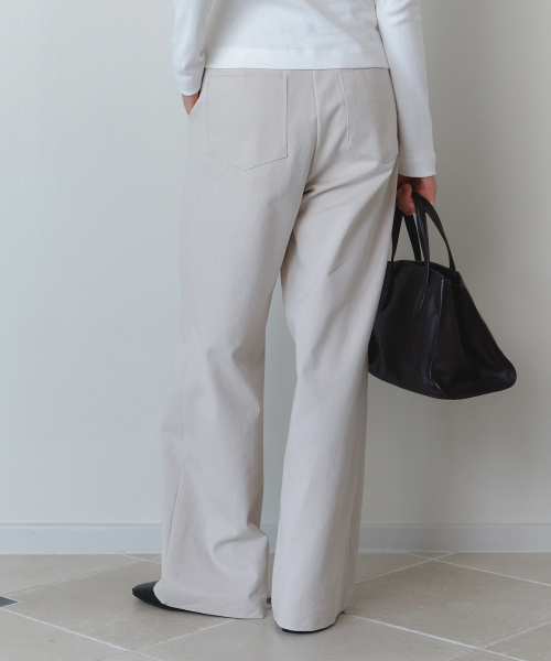 AARAN(アラン)の「ウォッシュドコットンパンツ_ベージュ(その他パンツ・レディース・その他・SMALL/MEDIUM)」の5枚目の写真