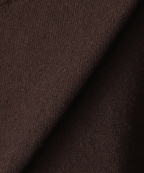 リブデザインカーディガン