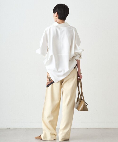 LOUNGEDRESS（ラウンジドレス）の「ワイドカラーデニムパンツ（デニムパンツ・レディース・イエロー・MEDIUM/SMALL）」の5枚目の写真