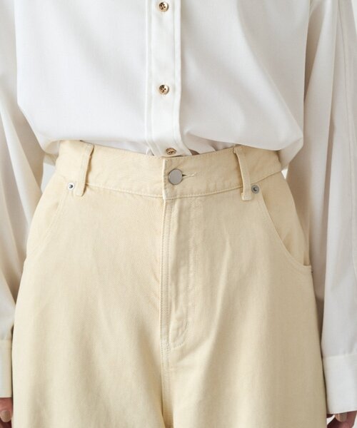 LOUNGEDRESS（ラウンジドレス）の「ワイドカラーデニムパンツ（デニムパンツ・レディース・イエロー・MEDIUM/SMALL）」の15枚目の写真