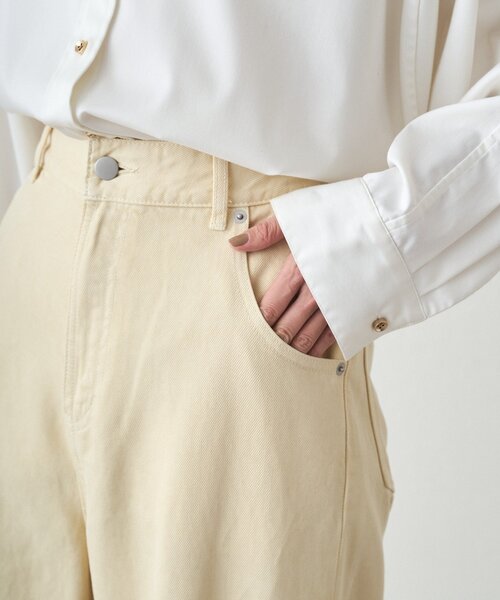 LOUNGEDRESS（ラウンジドレス）の「ワイドカラーデニムパンツ（デニムパンツ・レディース・イエロー・MEDIUM/SMALL）」の16枚目の写真