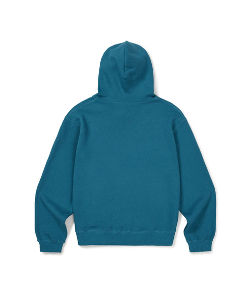 MMLG（エムエムエルジー）の「[Mmlg] SLOGAN HOODIE (TURQUOISE BLUE)（パーカー・レディース・その他・SMALL/MEDIUM/LARGE/X-LARGE）」の2枚目の写真