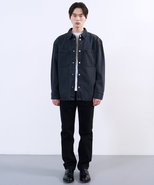 PLAC(プラック)の「ウォッシュドデニムシャケットブラック(デニムジャケット・メンズ・その他・LARGE/MEDIUM)」の13枚目の写真