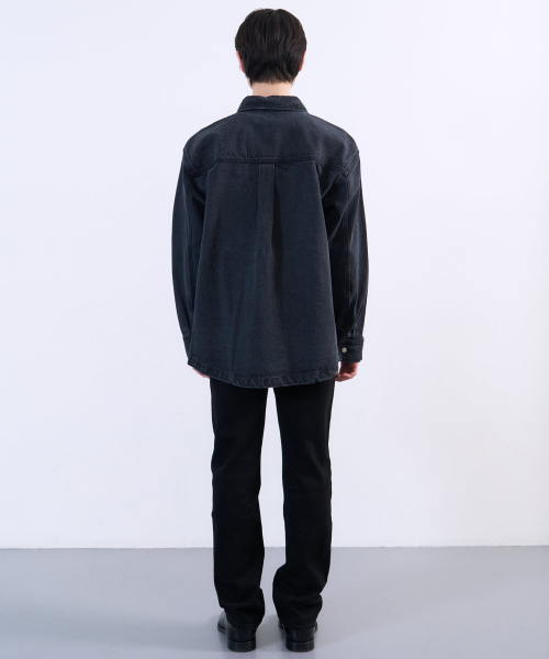 PLAC(プラック)の「ウォッシュドデニムシャケットブラック(デニムジャケット・メンズ・その他・LARGE/MEDIUM)」の9枚目の写真