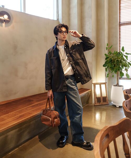 PLAC(プラック)の「ウォッシュドデニムシャケットブラック(デニムジャケット・メンズ・その他・LARGE/MEDIUM)」の6枚目の写真