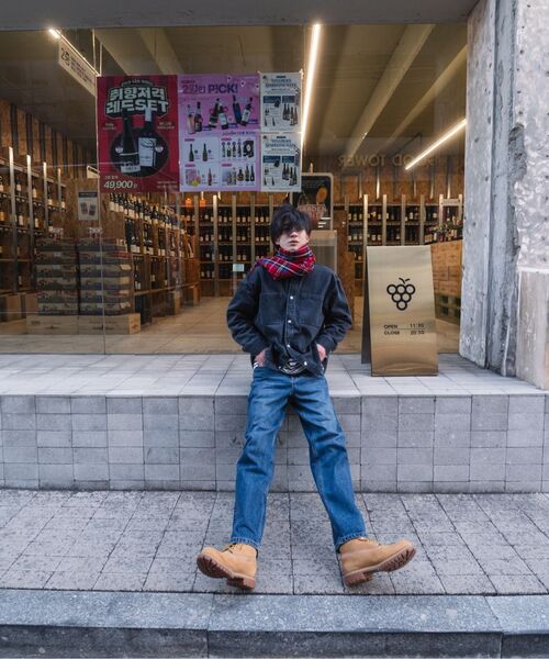 PLAC(プラック)の「ウォッシュドデニムシャケットブラック(デニムジャケット・メンズ・その他・LARGE/MEDIUM)」の2枚目の写真
