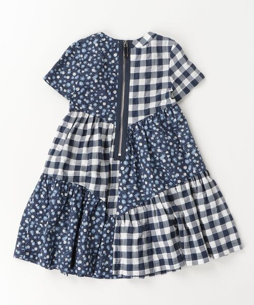 MAX&Co.（マックス アンド コー）の「Max&Co.(マックスアンドコー)Kids & Junior チェック柄半袖ワンピース（ワンピース・キッズ・ネイビー・6Y/4Y/12Y/10Y/8Y）」の5枚目の写真