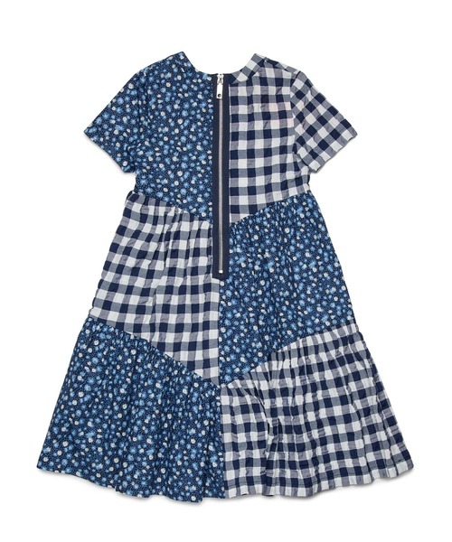 MAX&Co.（マックス アンド コー）の「Max&Co.(マックスアンドコー)Kids & Junior チェック柄半袖ワンピース（ワンピース・キッズ・ネイビー・6Y/4Y/12Y/10Y/8Y）」の2枚目の写真