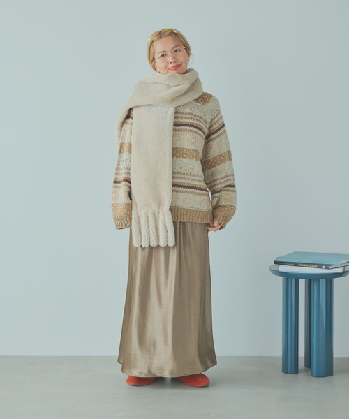 studio CLIP（スタディオクリップ）の「【CLIP BY STAFF/JUN企画】2ゲージレトロジャガードニット（ニット/セーター・レディース・その他1/その他2/その他3・FREE）」の22枚目の写真