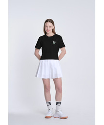 MESTARI（メスタリ）の「Badminton RACKET CROP Crop Tee CT3009 Black（Tシャツ/カットソー）」
