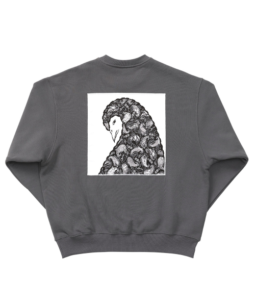 poq（ピーオーキュー）の「マンツーマン - Get Out in My Area (チャコール)（スウェット・レディース・その他・MEDIUM/LARGE/X-LARGE）」の3枚目の写真