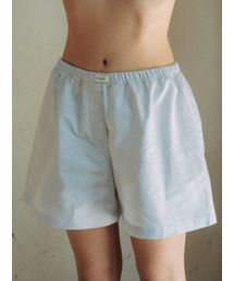 SOOPUI（スープイ）の「Striped Organic cotton shorts（その他パンツ）」