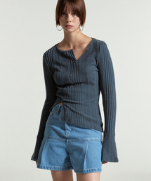 ADORABLE DENIM SKORT L/BLUE