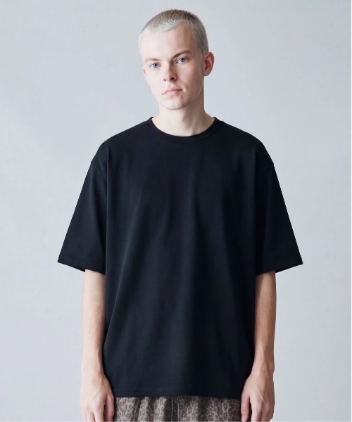 rehacer(レアセル)の「rehacer : Aero Knit Dolman CS / エアロニット ドルマン カットソー(Tシャツ/カットソー・メンズ・ネイビー/ブラック・X-LARGE/LARGE/MEDIUM/SMALL)」の1枚目の写真