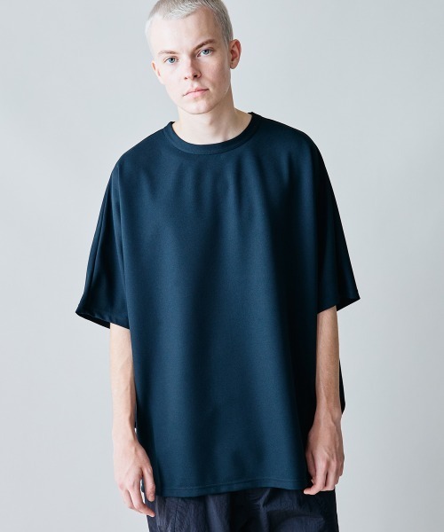 rehacer(レアセル)の「rehacer : Aero Knit Dolman CS / エアロニット ドルマン カットソー(Tシャツ/カットソー・メンズ・ネイビー/ブラック・X-LARGE/LARGE/MEDIUM/SMALL)」の11枚目の写真