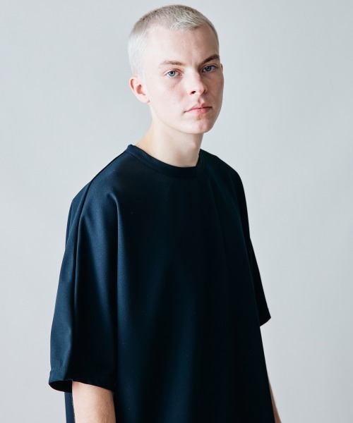 rehacer(レアセル)の「rehacer : Aero Knit Dolman CS / エアロニット ドルマン カットソー(Tシャツ/カットソー・メンズ・ネイビー/ブラック・X-LARGE/LARGE/MEDIUM/SMALL)」の12枚目の写真
