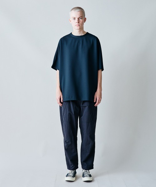 rehacer(レアセル)の「rehacer : Aero Knit Dolman CS / エアロニット ドルマン カットソー(Tシャツ/カットソー・メンズ・ネイビー/ブラック・X-LARGE/LARGE/MEDIUM/SMALL)」の14枚目の写真
