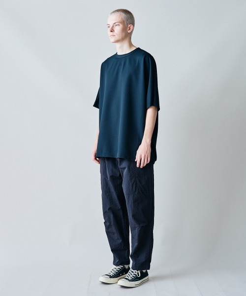 rehacer(レアセル)の「rehacer : Aero Knit Dolman CS / エアロニット ドルマン カットソー(Tシャツ/カットソー・メンズ・ネイビー/ブラック・X-LARGE/LARGE/MEDIUM/SMALL)」の15枚目の写真