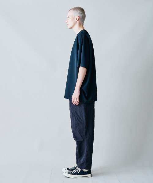 rehacer(レアセル)の「rehacer : Aero Knit Dolman CS / エアロニット ドルマン カットソー(Tシャツ/カットソー・メンズ・ネイビー/ブラック・X-LARGE/LARGE/MEDIUM/SMALL)」の16枚目の写真