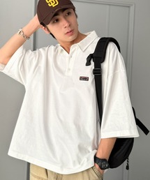 Java（ジャバ）の「《JaVaジャバコラボ》ヘビロテ確定。綿100%ヘビーウェイト素材スーパーワイドシルエット衿ポロシャツ（ポロシャツ）」