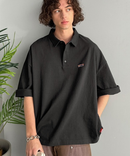 Java（ジャバ）の「《JaVaジャバコラボ》ヘビロテ確定。綿100％ヘビーウェイト素材スーパーワイドシルエット衿ポロシャツ（ポロシャツ・メンズ・ベージュ/ホワイト/ブラック・LARGE/SMALL/MEDIUM）」の16枚目の写真