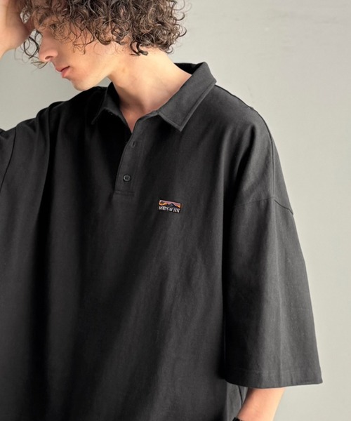 Java（ジャバ）の「《JaVaジャバコラボ》ヘビロテ確定。綿100％ヘビーウェイト素材スーパーワイドシルエット衿ポロシャツ（ポロシャツ・メンズ・ベージュ/ホワイト/ブラック・LARGE/SMALL/MEDIUM）」の17枚目の写真