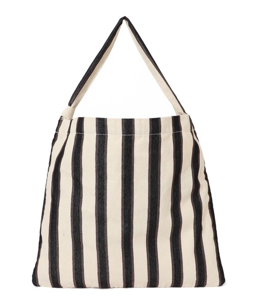 beej（ビージ）の「【別注】beej / 刺繍 ストライプ トート バッグ（トートバッグ・レディース・オレンジ/ブラック・ONE SIZE）」の21枚目の写真