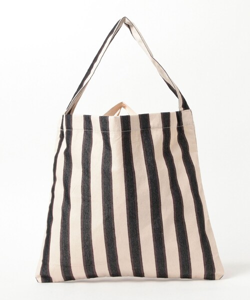 beej（ビージ）の「【別注】beej / 刺繍 ストライプ トート バッグ（トートバッグ・レディース・オレンジ/ブラック・ONE SIZE）」の11枚目の写真