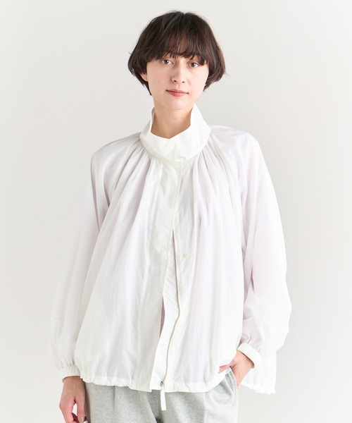 ECO AIR NYLON GATHER BLOUSON W/エコエアーナイロン ギャザーブルゾン