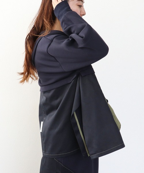 Cepica（セピカ）の「【MARECHAL TERRE / マルシャルテル】ポケットフーディー（パーカー・レディース・ネイビー・FREE）」の11枚目の写真