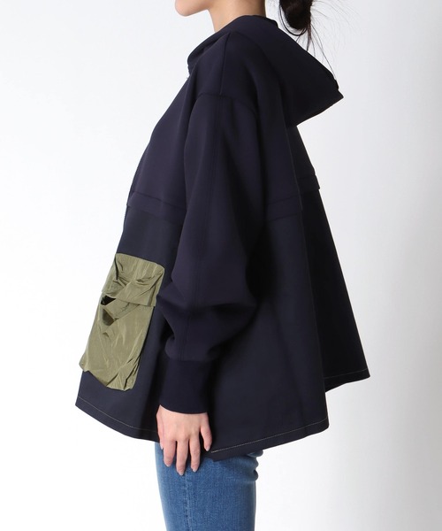 Cepica（セピカ）の「【MARECHAL TERRE / マルシャルテル】ポケットフーディー（パーカー・レディース・ネイビー・FREE）」の16枚目の写真