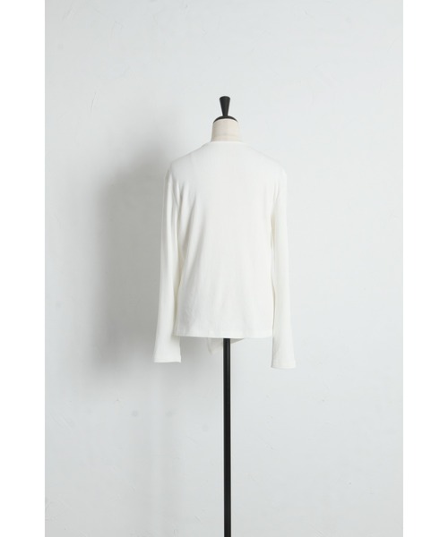 ARVELLIA（アルベリア）の「CUTTING TOPS（Tシャツ/カットソー・レディース・ブラック/ホワイト・M）」の22枚目の写真
