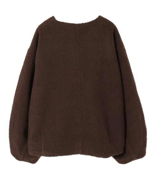 INGEBORG（インゲボルグ）の「【HAPPY ITEM】ボアジャケット（その他アウター・レディース・ブラウン/ブラック・FREE）」の8枚目の写真